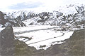 Snow covered southern entrance to Molesworth Station