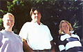 Andrew Arbuckle, general manager of Viticulture New Zealand, with Heather Ross vineyard manager (left) and Bridget Johnson, labour services manager (right). 